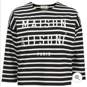 Maison Kitsuné cropped sweatshirt